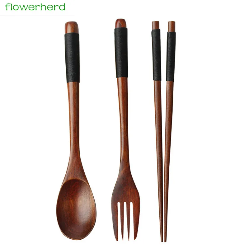 Lot Wooden Cooking Utensil Set Bamboo Kitchen Spoons Teaspoon Tools Wood Kit 